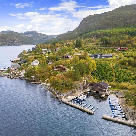 요플란드 Charming House Located By The Fjord With The Pultpitrock Within Short Distance 빌라 외부 사진