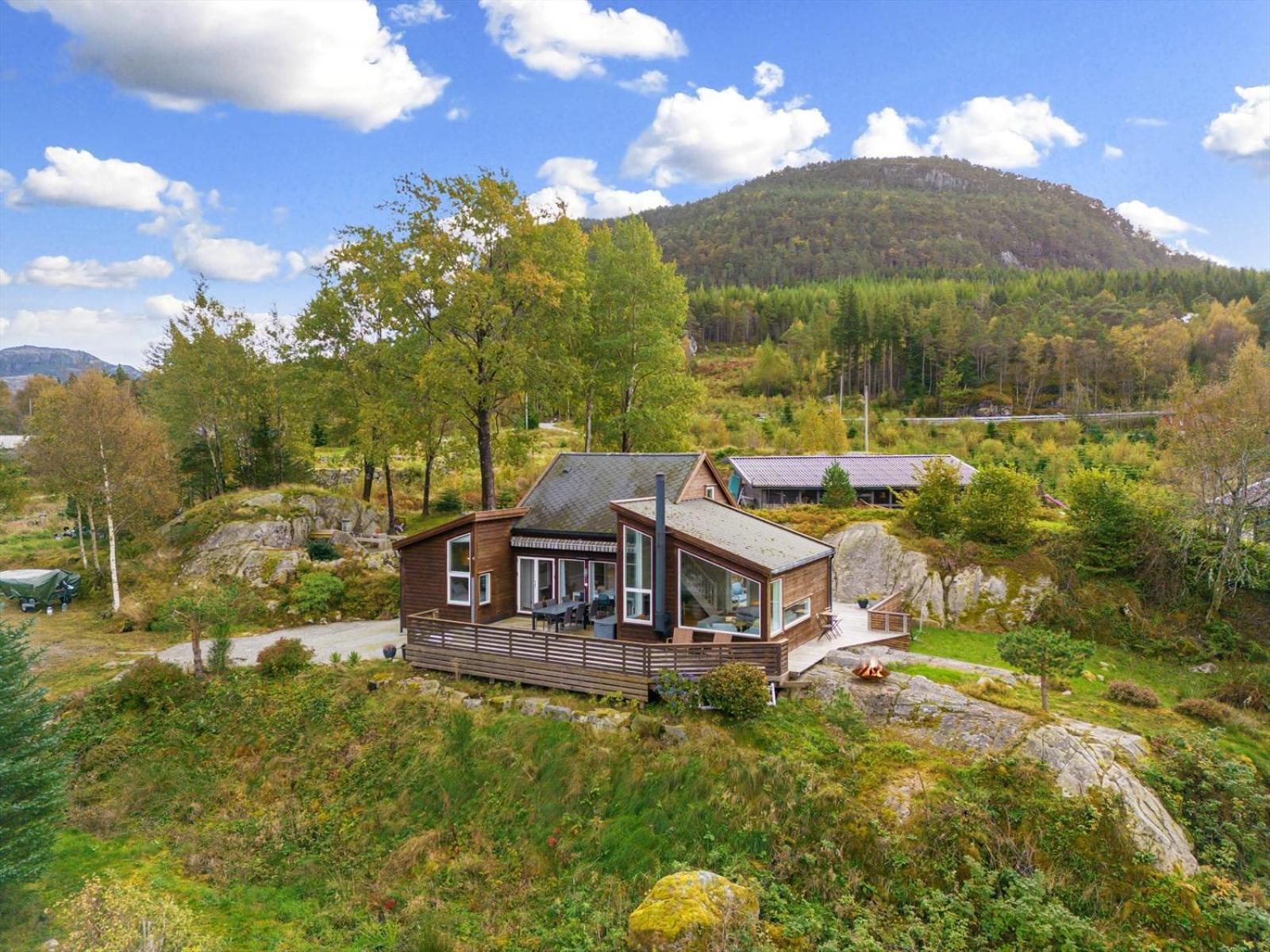 요플란드 Charming House Located By The Fjord With The Pultpitrock Within Short Distance 빌라 외부 사진